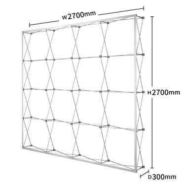 ウォーリー2700S-ECO エコロジー 片面 サイドあり 防炎あり つなぎなし 縦横2700mm(2700S-ECO)_2