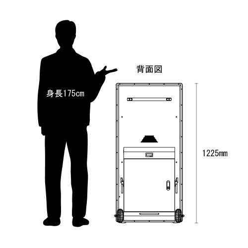 屋外用デジタルサイネージ 43インチ SP-MP43-OD(SP-MP43-OD)_3