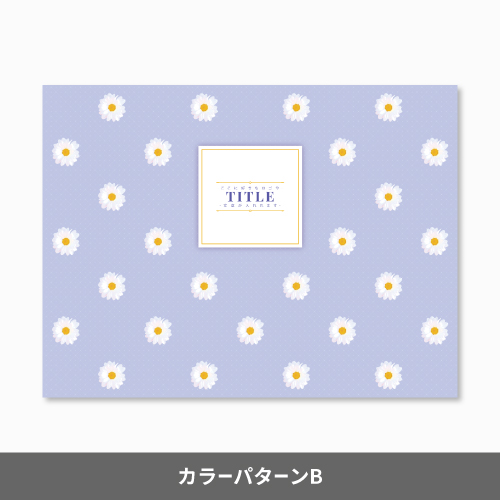 バックボードデザインテンプレート キュートタイプ「フラワー」_2