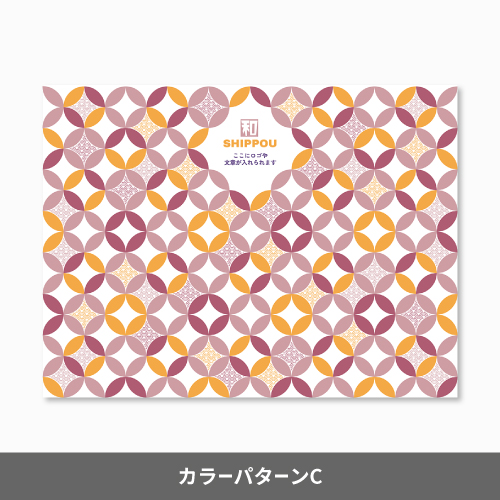 バックボードデザインテンプレート 和風タイプ「七宝」_3